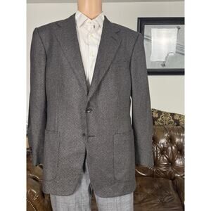 Tom Ford Houndstooth Sportcoat Hunting Jacket 52/42 Men’s Silk Cashmere Stunning